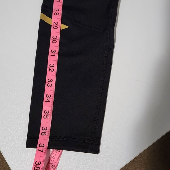 Reebok Black Mid-Rise Stretch Leggings - Size S - Picture 14 of 14